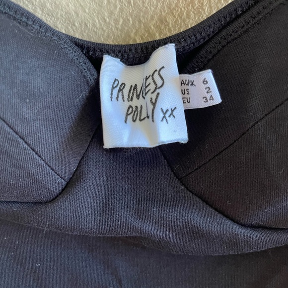 Princess Polly black bodysuit size 2 NWOT - Picture 2 of 3